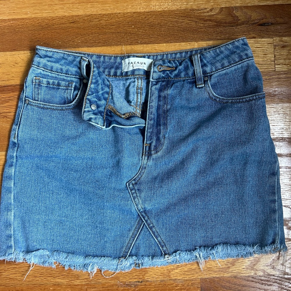 Pacsun Blue Denim Skirt